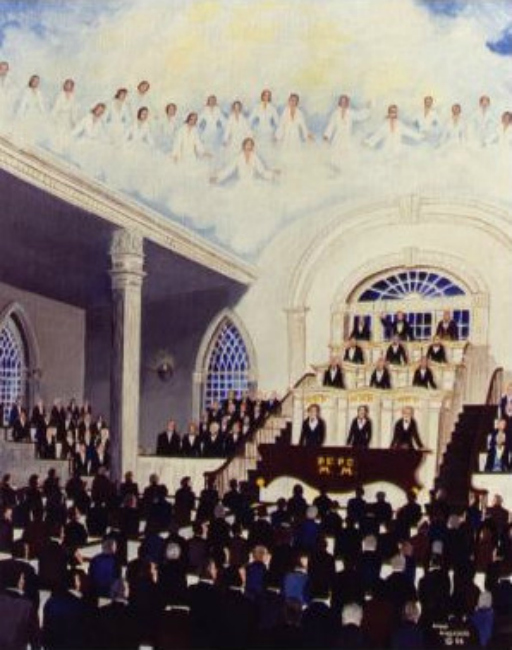 Kirtland Temple Dedication by Nancy Harlacher