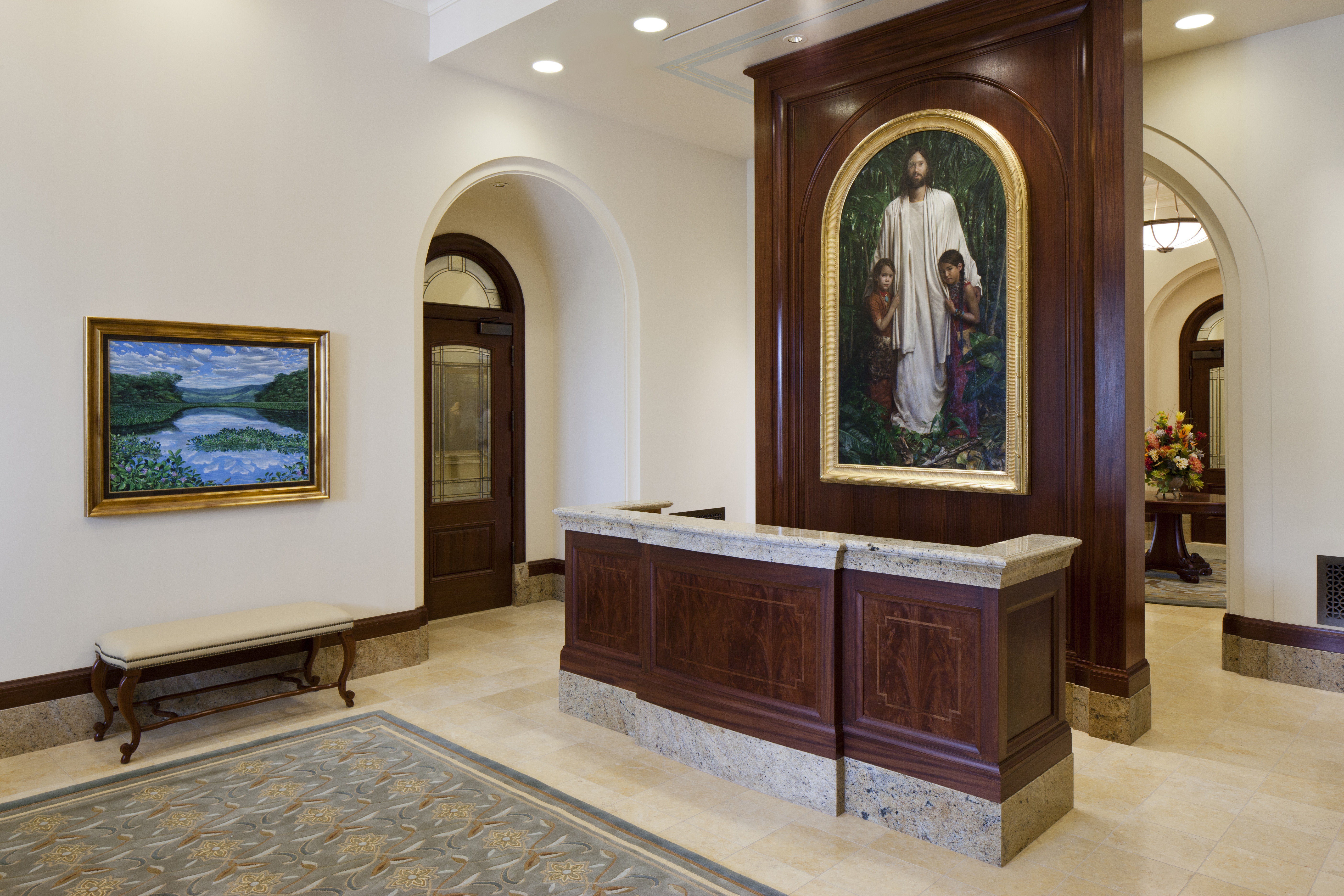 San Salvador, El Salvador Temple Foyer