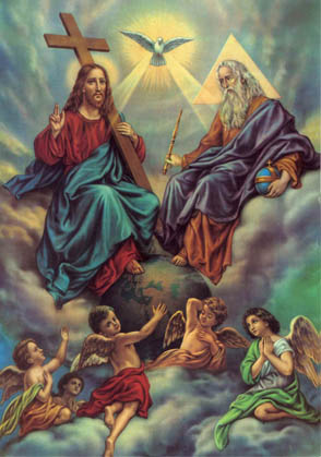 Catholic Painting Showing a Separate Godhead